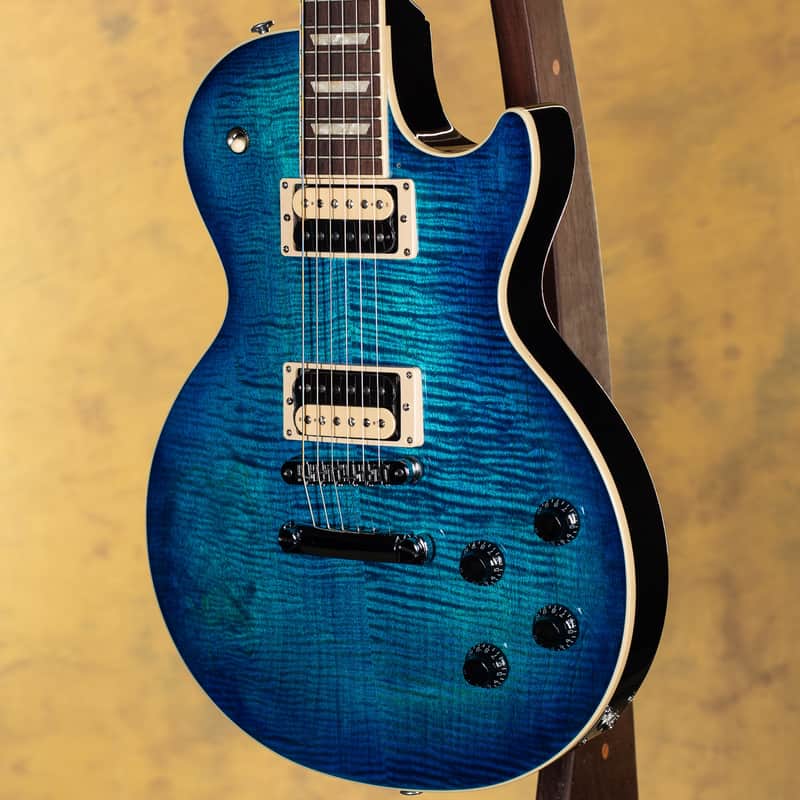 2024 Gibson Les Paul Traditional Pro V Ocean Water Perimeter image 1