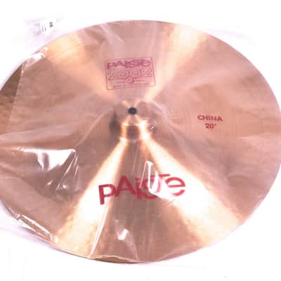 Paiste 2002 China 20″ New, unused REDUCED!! image 1