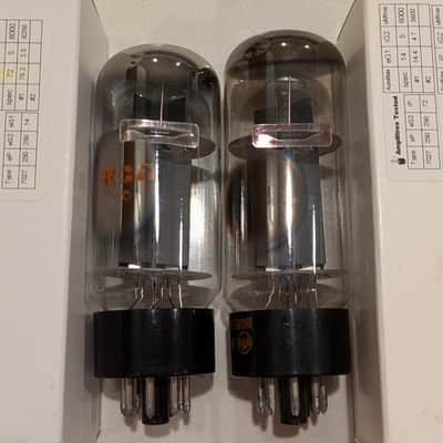 7027A RCA NOS Testing Matched Pair Tubes Dual Halo Getters / 7027 #2 image 3