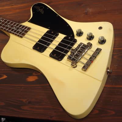 Greco Thunderbird bass TB-70 1986 Vintage White image 8