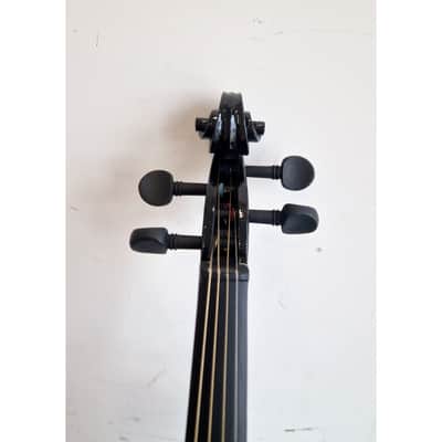 Black Student Violin with Case - String Instruments - Black - Excellent w/ Hard Case image 6
