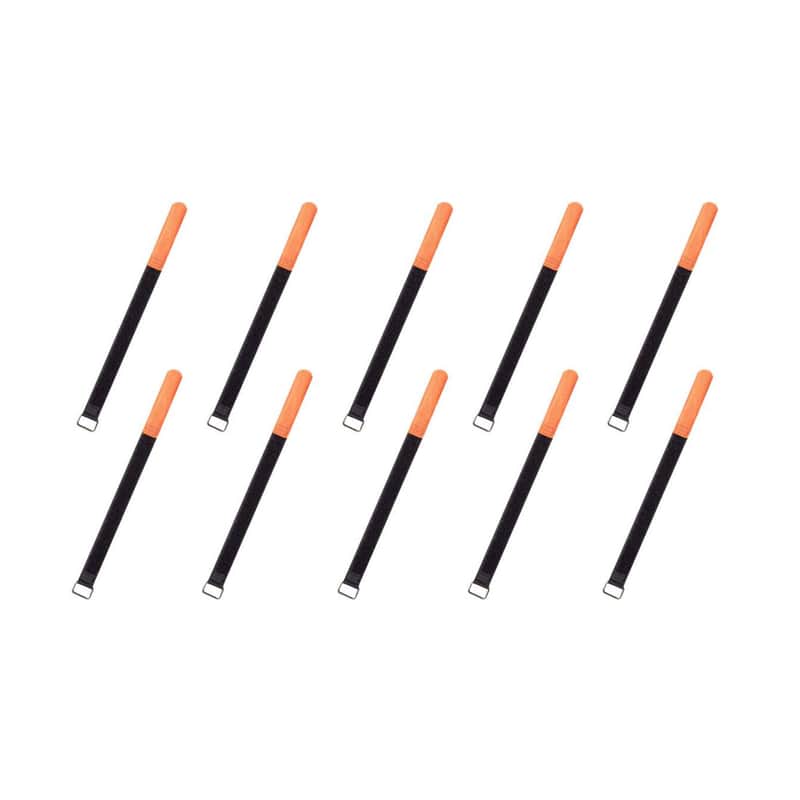 RockBoard Cable Ties, 10 pcs., Medium - Orange image 1