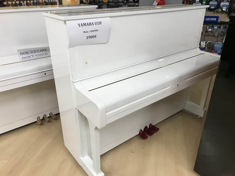 Yamaha U1H Refurbished - 1900984 - Gloss White image 1