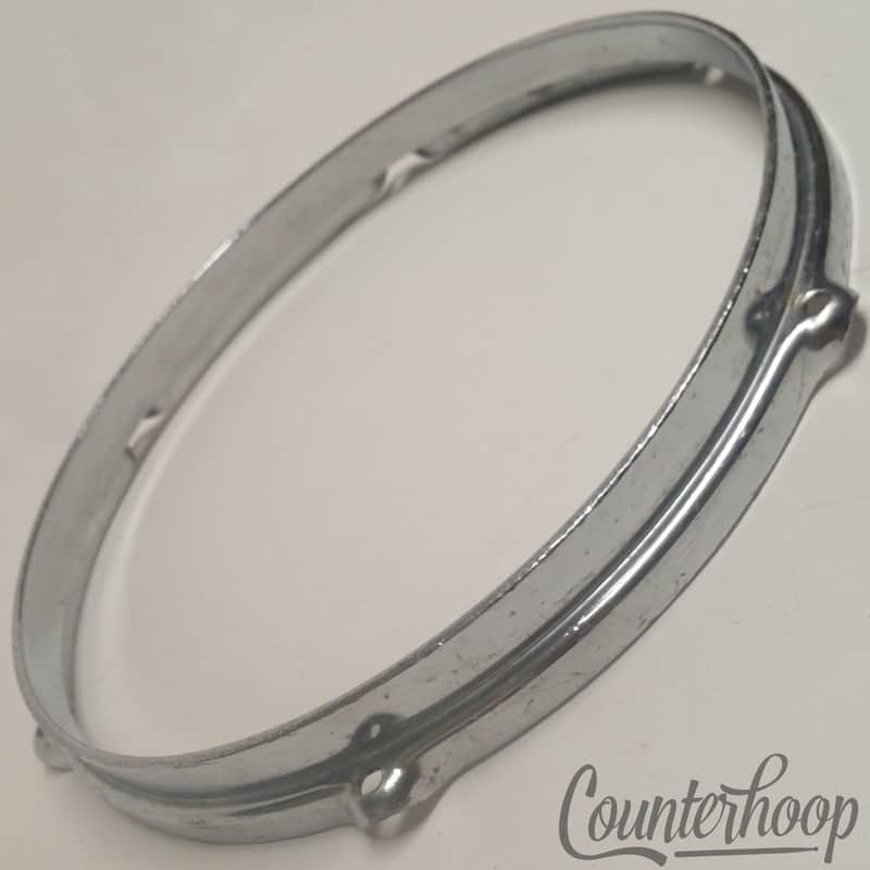 Yamaha 12"Tom Drum Aluminum Triple-Flange Stick-Saver Rim Vintage 80s Japan Hoop image 1