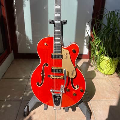 Gretsch G6120DE Duane Eddy model 1997 desert sunrise (rouge orangé) image 1