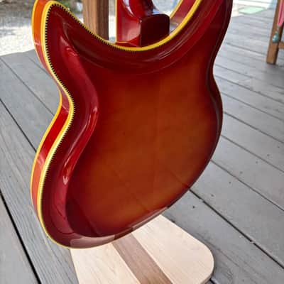 Stunning 1970 Rickenbacker 381 Fireglow w/ Original Case RARE image 9