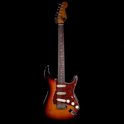 2024 Fender Custom Shop Limited Edition Roasted Pine Stratocaster DLX Closet Classic - Chocolate 3-Color Sunburst image 2