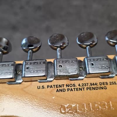 1985 Peavey Patriot Tremolo MADE IN USA Natural American Vintage 80s 1980's Super Strat with RARE original hard case image 9