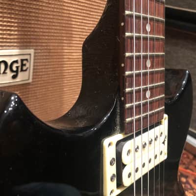 Vintage 1980s Yamaha SG200 SG Black Rosewood Set Neck Electric Guitar image 6