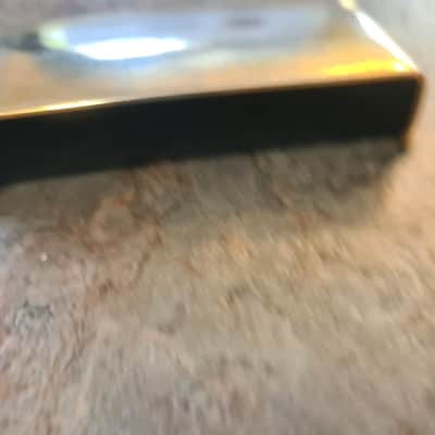 Vintage Fender Stratocaster bridge cover 1950s 1960s - gold Mary Kaye image 3