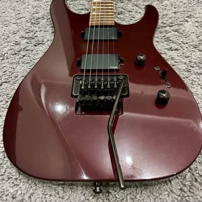 Custom Bordeaux Dinky 1990s Unique SCHALLER Superstrat guitar Active pickups Custom Shop Shred Machine Metal Strat solid body Lightweight exclusive image 3