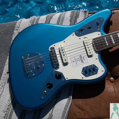 Fender MIJ FSR Traditional II Late '60s Jaguar w Matching Headstock! Limited Edition Lake Placid Blue - Better Than New! Pro Set Up w Perfect Frets/Action/Intonation! image 12