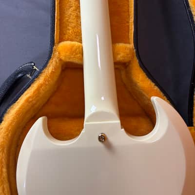 Gibson Custom Shop 60th Anniversary '61 Les Paul SG Custom 2021 - Polaris White image 15
