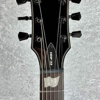 IN-STOCK 2025 LTD EC-201 ECLIPSE LP SINGLE CUT GUITAR / BLACK image 4
