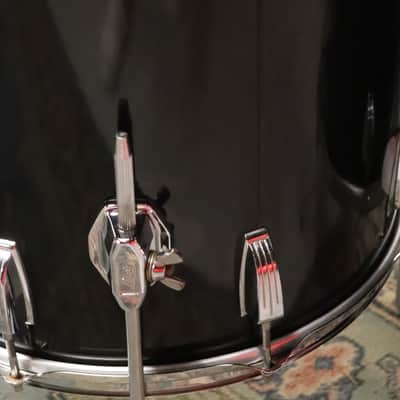 Ludwig 6pc Black Cortex Drum Kit Set 3ply Maple Vintage 1970's image 18