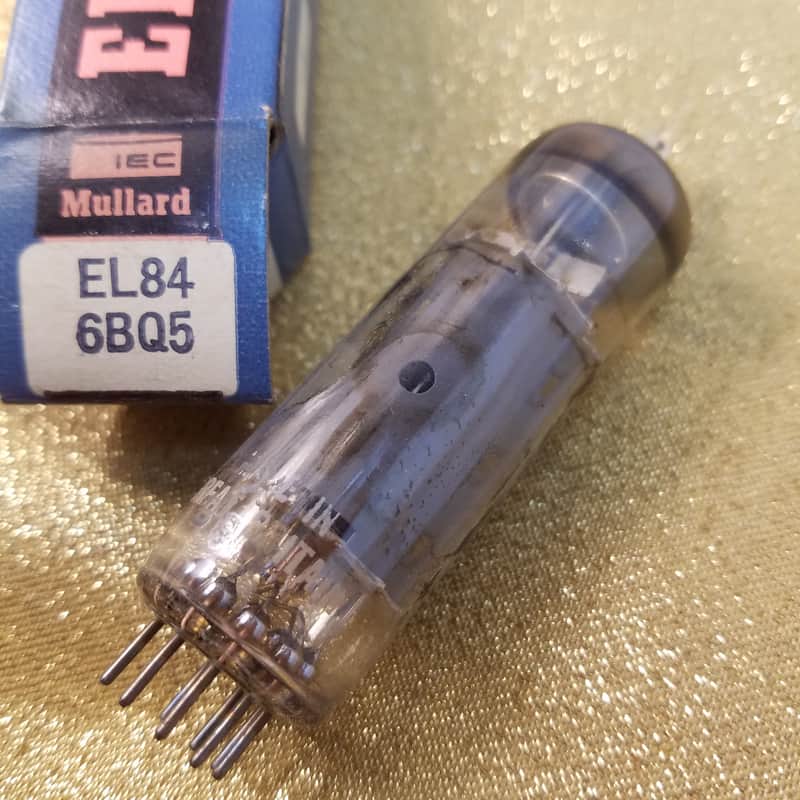 Mullard 1% Tight Matched Pair (2) EL84 6BQ5 tNOS AT1000 TESTED Vacuum Tubes Blackburn beam power pentode 1960-1975 image 1