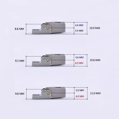 Japanese-made 6-string pure steel double tremolo bridge saddles double tremolo system saddles image 2