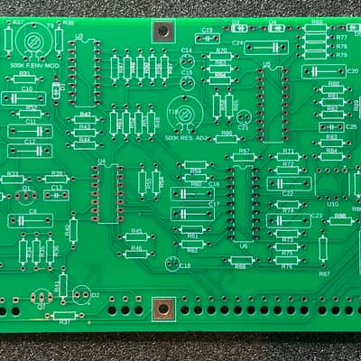 OBERHEIM OB-XA VOICE BOARD PCB BY AUDIO-DESIGN