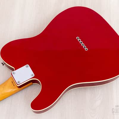 1989 Fender Telecaster Custom ‘62 Vintage Reissue TL62B-70 Candy Apple Red A-serial, Japan MIJ Fujigen image 14