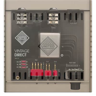 United Studio Technologies Vintage Direct - Vintage-Style Large-Transformer Direct Box image 6