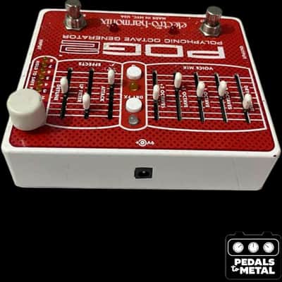Electro-Harmonix POG2 Polyphonic Octave Generator 2009 - Present - Red / White - X18594 image 2