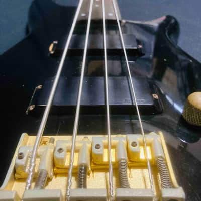 Ibanez MC2924 1987 Black Fletless through neck Electric Bass image 3
