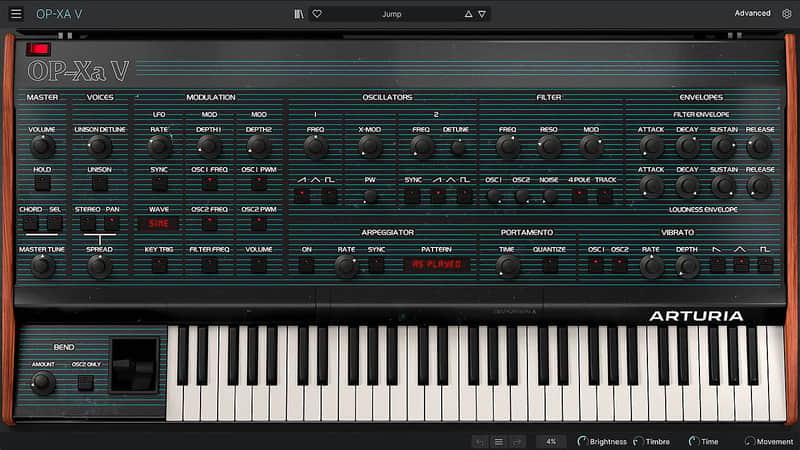 Arturia OP-Xa V Analog Synthesizer Virtual Instrument Software image 1