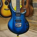 Musicman John Pettruci Signature Majesty - Ebony Fretboard, Blue Silk
