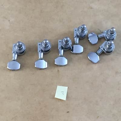 Vintage Genuine Fender Squier 2 Pin Mount Guitar Tuners Light Relic Drilled Post image 5