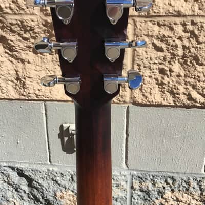Eastman AC322CE Solid Sapele/Sitka Spruce Grand Auditorium Cutaway with Electronics Natural image 8