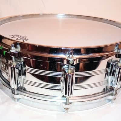 TAMA VINTAGE 1983 IMPERIALSTAR SNARE DRUM W/ ROLLER ACTION- FREE SHIP TO C-USA!FREE SHIP TO C-USA! - CHROME image 4
