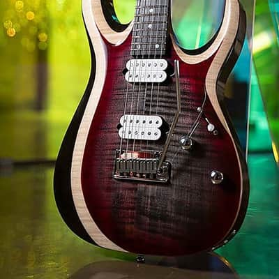 Cort X700 Duality II Guitar, Fishman Fluence Pickups, Ebony Fretboard Lava Burst w/Gigbag, Free Shipping image 4