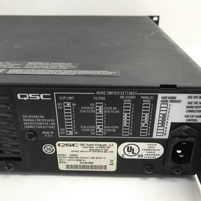 QSC CX602V 2-Channel Powered Amplifier image 7