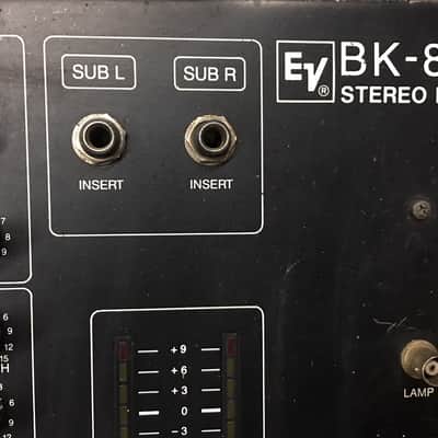EV BK-832 Electro Voice 8 Channel Sound Board Stereo Mixer Vintage image 2