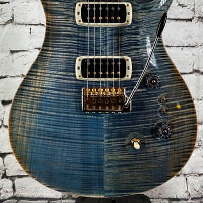 PRS Custom 24-08 10-Top 2025 Custom Color - Faded Blue Denim with White Rainbow Sparkle Back w/OHSC image 2