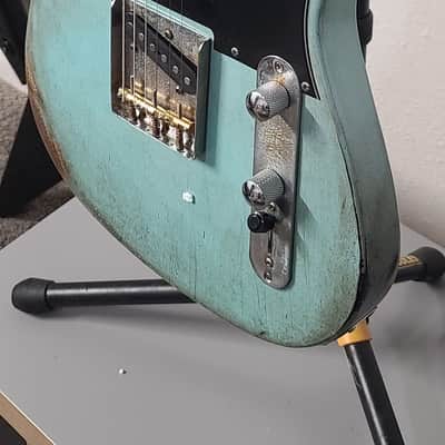 Turquoise Telecaster /. T-style Relic Telecaster 2020 - Turquoise image 6