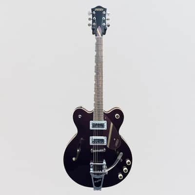 Gretsch G2604T Limited Edition Streamliner Rally II w/ Bigsby Center Block Electric Guitar - Two-Tone Oxblood/Walnut Stain image 7