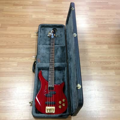1998 Epiphone EBM-4 EBM 4 String Bass - Cherry w/ Epiphone Case image 14