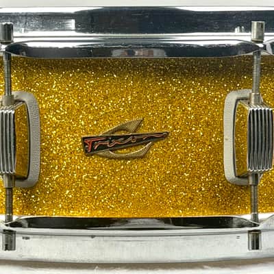 Trixon 20/13/16/5x14" 60's "Luxus" Outfit Drum Set - Gold Sparkle image 11