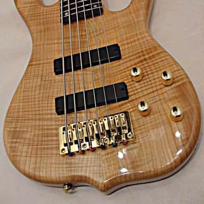 Ken Smith Design KSDB6 Barn Burner Deluxe 6 String Electric Bass Guitar 2015 Natural image 2