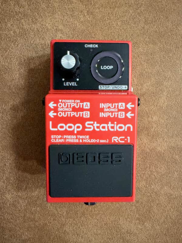 Boss RC-1 Loop Station 2014 - Present - Red