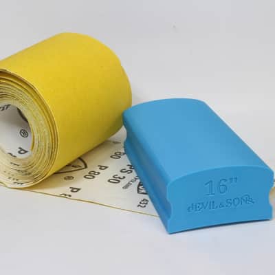 Set of 7 Guitar Fretboard Radius Sanding Blocks (150mm long) image 9