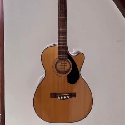 Fender CB-60SCE ACB Acoustic-Electric Bass with Laurel Fretboard 2020s - Aged Cognac Burst image 2