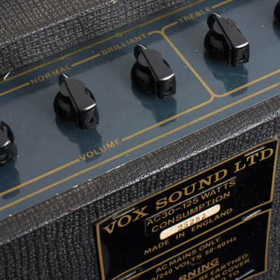 Vox AC-30/6 Twin Large Combo Tube Amplifier, c. 1981, ser. #25292. image 10