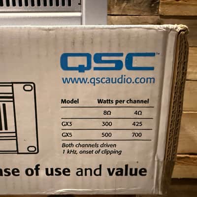 QSC GX5 2-Channel Power Amplifier imagen 8