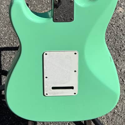 1997 Fender Jeff Beck Signature Stratocaster W/HSC Sea Foam Green Lace Sensor HSS image 6