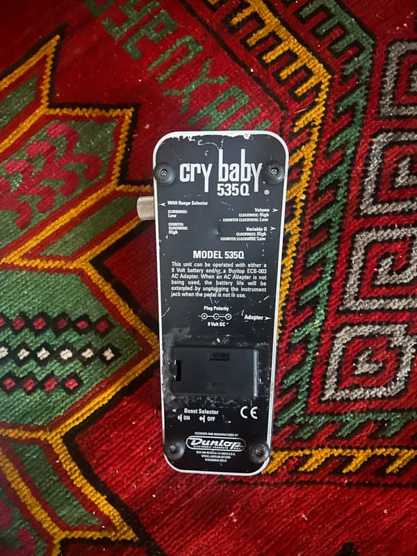 Dunlop 535Q Cry Baby Multi-Wah 1994 - Present - Black image 1