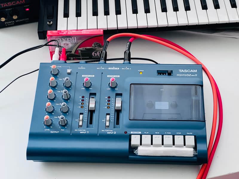 TASCAM Porta 02 mkII Ministudio 4-Track Cassette Recorder | Reverb