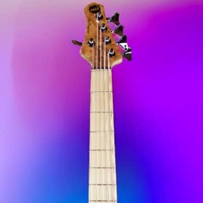 MTD Kingston Kingston Z5 lefty Natural Gloss Gloss, Maple Fretboard image 4