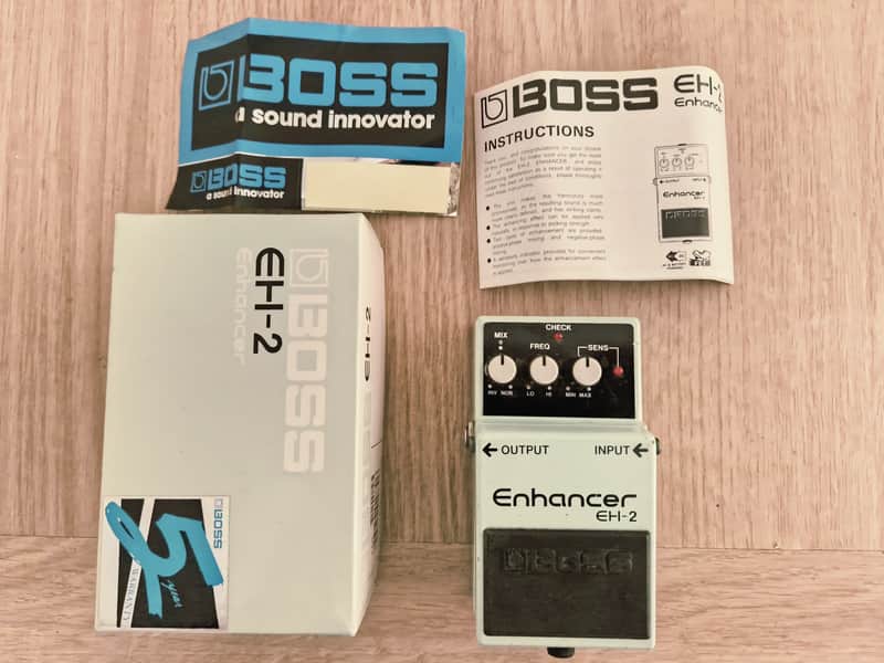 Boss EH-2 Enhancer (Silver Label) 1990 - 1998 - Light Blue image 1